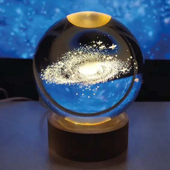 Esfera Cristal Planetas base fija