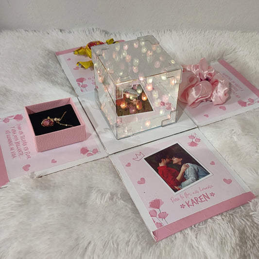 Box Cubo Tulipán Sorpresa