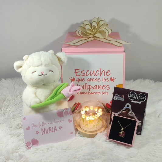 Box Corderito + cúpula Tulipán