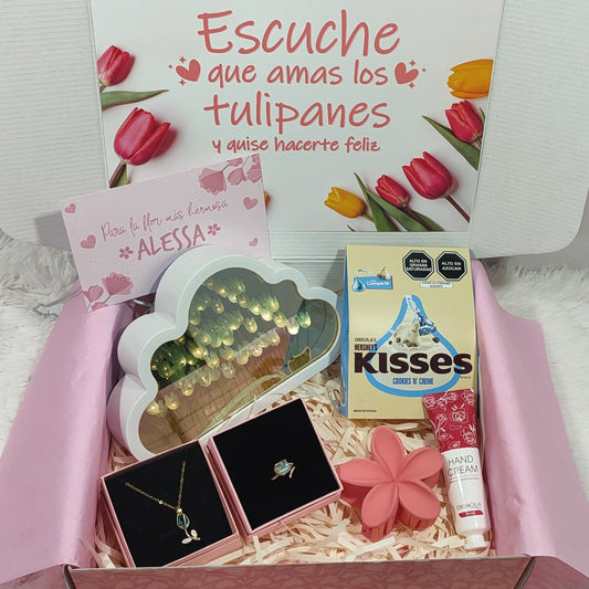 Box Nube Tulipán Infinito + Joyería