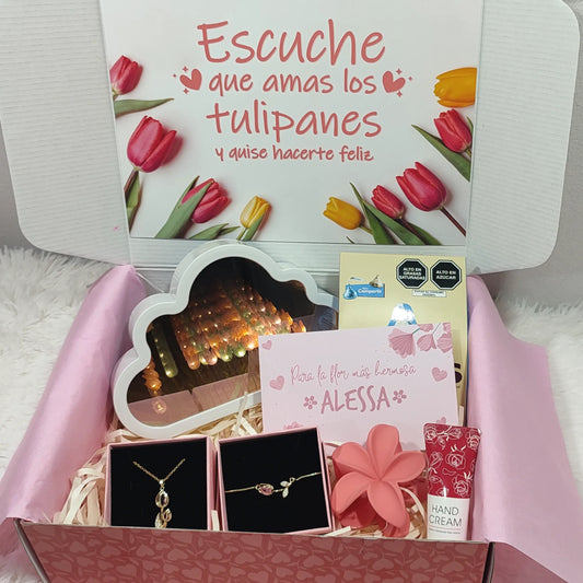 Box Nube Tulipán Infinito + Joyería